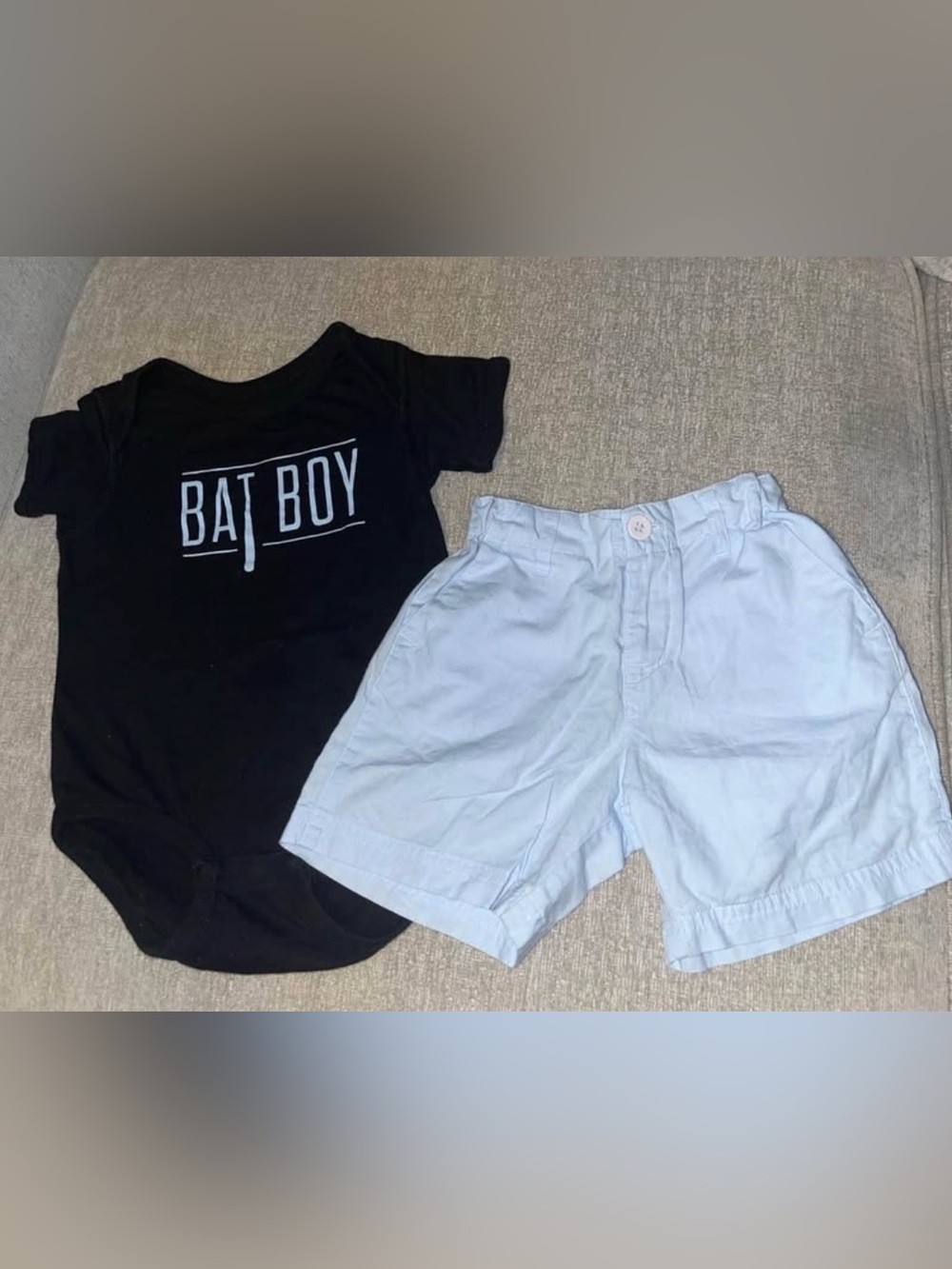 Baseball Summer Outfit Toddler 12-18 Months